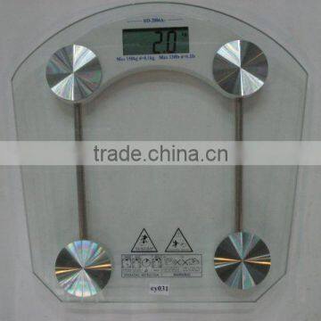 tempered glass electronic personal scale