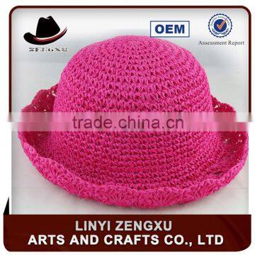 Promotional Beautiful Kids Straw Boater Hat photo-3