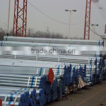 ASTM A53 A500 BS1387 Grade B carbon steel pipe with galvanized or oil in the surface