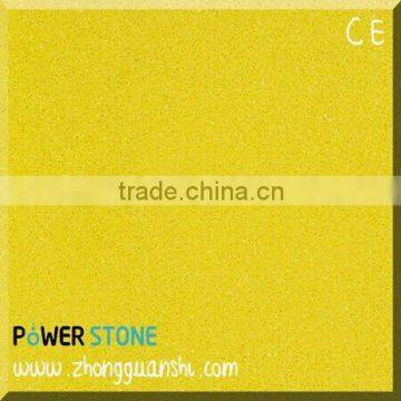 Yellow Faux Stone Flooring Tiles Artificial Stone Countertop