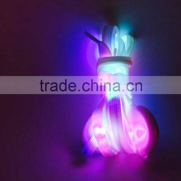 light up flashing led ribbon shoelaces