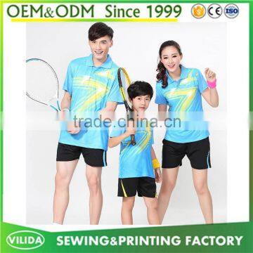 Custom High Qulity Badminton Sport Tracksuit Family Badminton Uniform photo-4