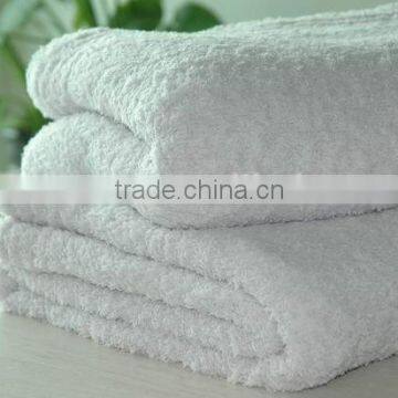 white cotton chenille throw