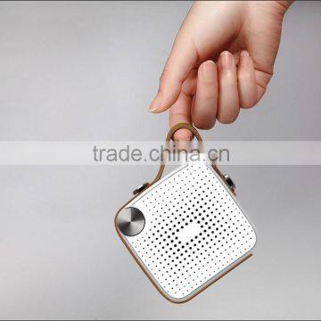 NEW Model Portable Bluetooth Speaker 3D Stereo Sound With Leather Handle