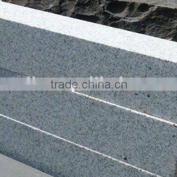 honed grey granite kerbstone