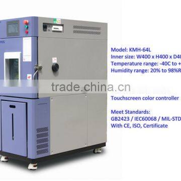 Benchtop space-saving climate test chamber for electronics testing