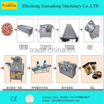 Fully-Automatic Peanut Coated Frying Processing Line