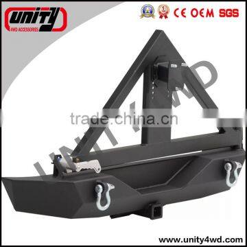 JK 4x4 Rear Bumper with Tire carrier oil pan/transmission&convertor skid