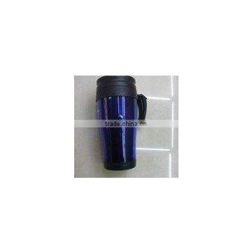 Double wall 700ml 17cm plastic cup with lid