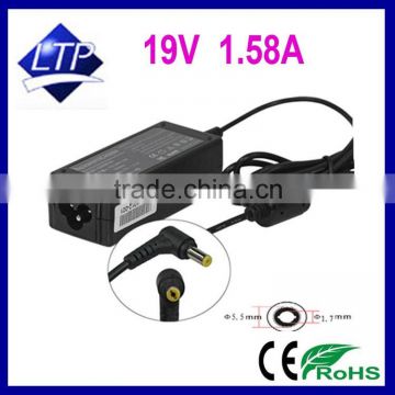 Factory Direct selling Good quality Brand new ac Adapter 19V 1.58A 5.5*1.7mm power supply for Acer 30W notebook charger