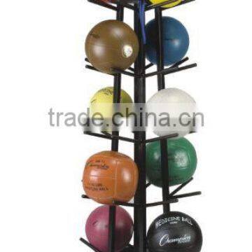 medicine ball rack with four sides