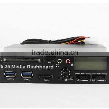 USB3.0 High Speed Media Dashboard Front Panel PC Multi Card Reader SATA photo-3