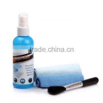 4 IN 1 OPULA LCD SCREEN Cleaning kit with 2 cleaning cloths and one 100ml solution cleaner and one wool brush