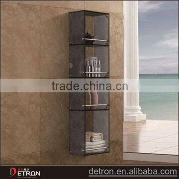 Store case curved glass bathroom ceramic shelf