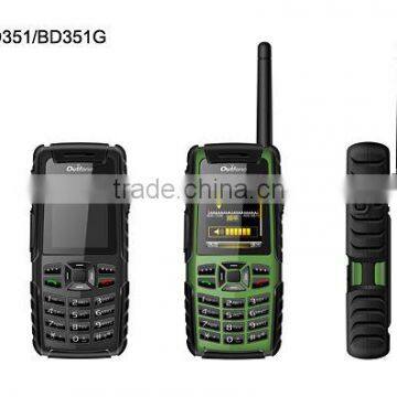 The most Professional rugged phone IP67 Waterproof Dustproof Crushproof with GPS and Walkie Talkie