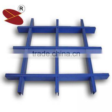 Grid Fireproof aluminum building materials in tiles