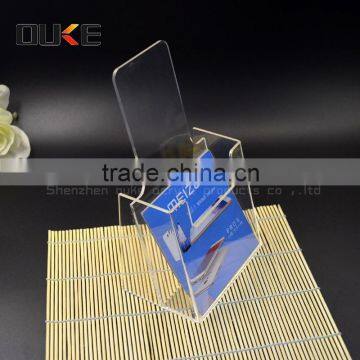 Custom Cheap Crystal Clear Acrylic Brochure Box photo-2