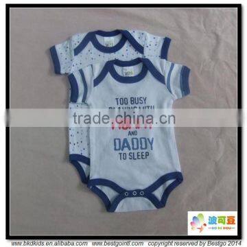 BKD 2016 Summer cotton baby bodysuits sets