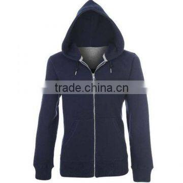 Men's Full zip Hoodie Quilted Thermal Sweatshirt