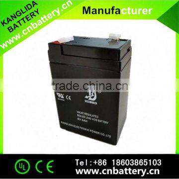 6v5ah storage lead acid battery for emergency lamp