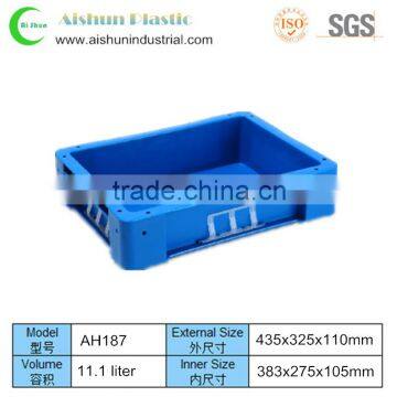 435x325x110mm Stackable food plastic container