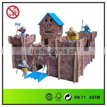 easter gifts wooden toy castle