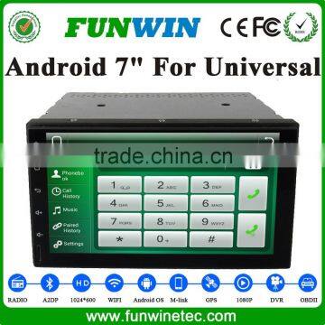 7" 2 Din Android Car Dvd Player for Universal With Car Gps Navigation Multimedia System Radio Bluetooth Support Mirror Link photo-4