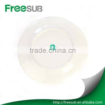 Printed Logo Ceramic Blank White Color 10" Wholesale Double Gold Rimmed Plates photo-4