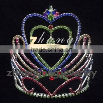 Beauty large crystal queen pageant crown