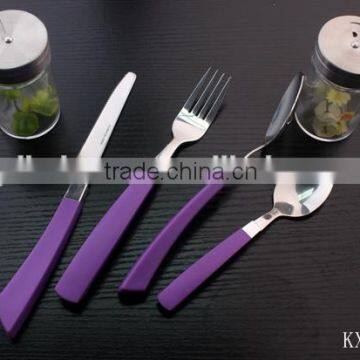 High Quality Plastic Handle Stainless Steel Cutlery - KX-P015