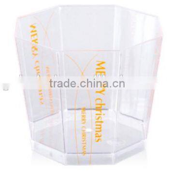 CH26 Popular Mousse Cups Plastic Jelly Cups with color print In PS Material 160ml