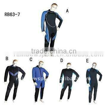 Neoprene mens triathlon wetsuit