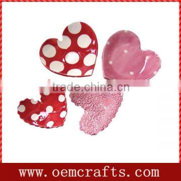 Resin Heart Shape Dish for candle, soap, candy