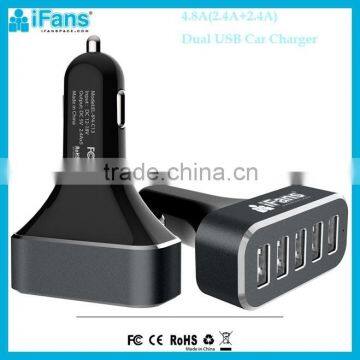 5 USB output car charger for Smartphones