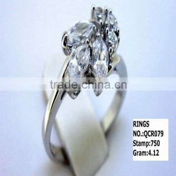 high quality 925 sterling silver rings QCR079