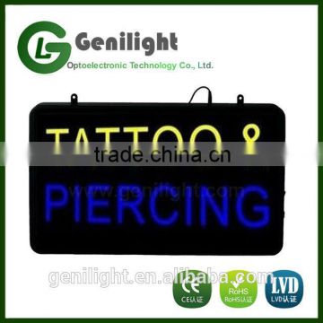 New TATTOO & PIERCING STORE SIGN Tattoo Supply Equipment LED STORE SIGN