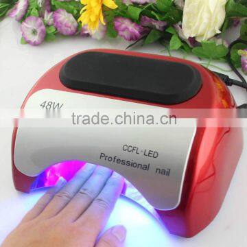 High power 48W nail lamp led uv nail lamp CCFL dryer