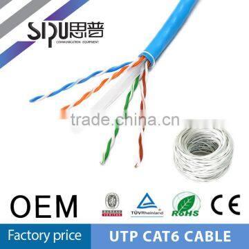 SIPU factory price UTP CAT6 CABLE ethernet cat6 lan cable/ UTP cat 6 network cable Made in Jieyang