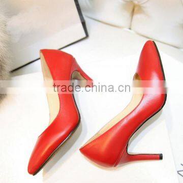 Women Dress High Heel Shoes Fashion Ladies Shoes Leather Shoes CP6665