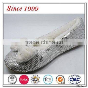 trendy luxury ballet ladies warm slippers