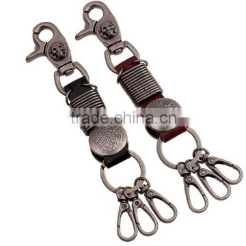 2015 best punk leather keychain wholesale