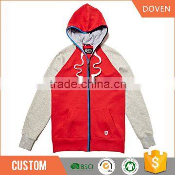 OEM blank quick dry zipper pocket hoodie