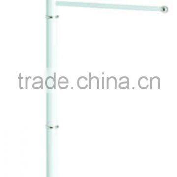 metal standing turn towel rack stand paint white base