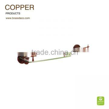 European design golden plated LU968-09 OC copper bathroom shelves