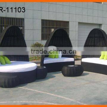 Egg Shape Garden Furniture China Supplier Outdoor Daybed