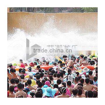 Tsunami wave pool for water park