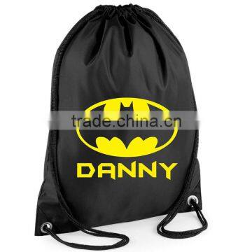 Wholesales factory price Drawstring Polyester sports Bag For shoes Packing