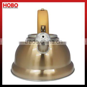2.6L Copper Colour Stainless Steel Whistling Kettle Tea Kettle Tea Pot photo-2