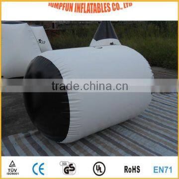 cheap air bunkers for inflatable paintball arena/0.6mm PVC inflatable bunker field