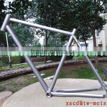 titanium MTB bike frame with sand blast finished weight 1.7kg mountain bike frame